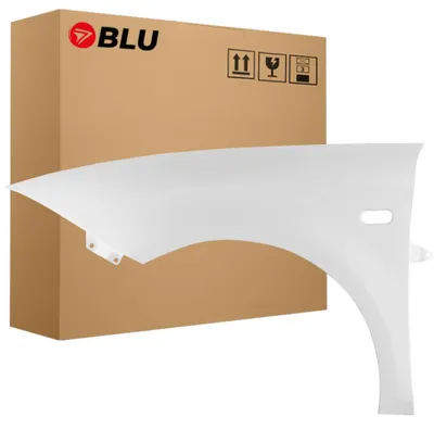 Obrázek produktu pro BLU Blatník náhrada pro Seat Leon II 2 1P1 LS9R Levý Bílý Gletscher Weiss | 2005-2012 | Přední | Lakovaný | Připravený k montáži
