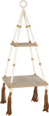 Obrázok produktu pre Dekoratívna závesná polica - z dreva - cca 70 cm