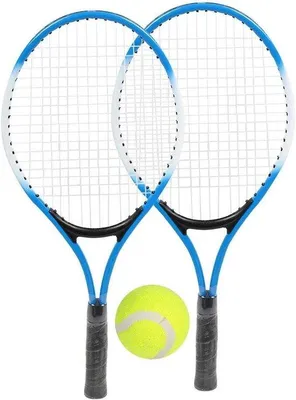 Produktbild von Kinder-Tennisracket-Set blauw für Anfänger