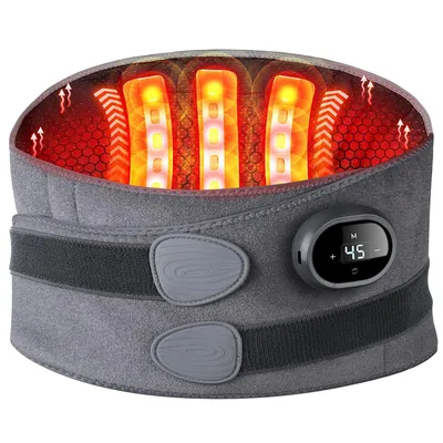 Rotlicht Therapie Hftgrtel mit Wrme & Vibration, USB Rotlicht Therapie Hftgrtel mit Wrme & Vibration, USB