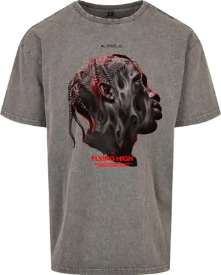 Produktbild von Mister Tee Flying High Oversize Kurzarm-t-shirt Grau M Mann Grau M