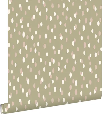 Obrázek produktu pro ESTAhome tapeta tečky šedozelená 50 x 900 cm