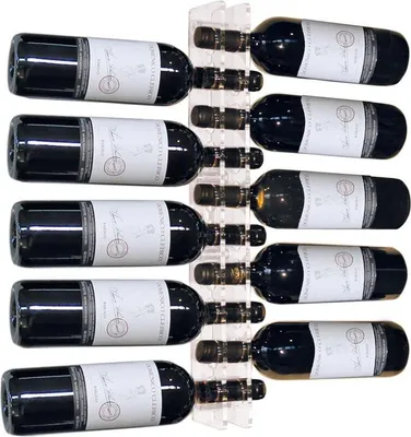 Produktbild von Acryl-Weinregal / Wandregal RAVENNA H 55 cm, Kunststoff
