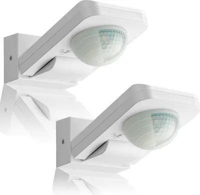 Produktbild von 2x Bewegungs Melder Außen IP65 360° Aufputz Wand Decken Montage IR Sensor SEBSON