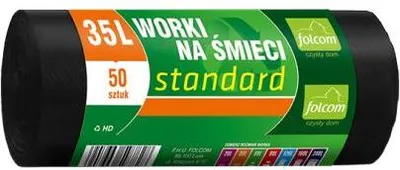 Zdjęcie produktu dla worki na śmieci 35l A'50 FOLCOM