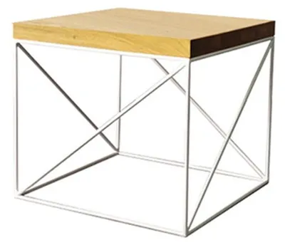 Produktbild von Beistell Tisch  Couchtisch Echtes Holz Massive Möbel Eiche 55x55cm Neu Tische