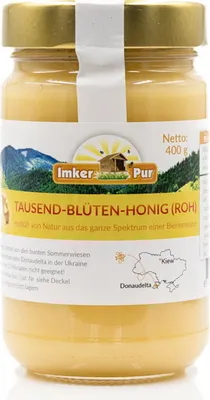 Produktbild von Tausend-Bluten-Honig (roh), 400 g