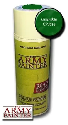 Produktbild von The Army Painter grüne Grundierungsspray für Miniaturen und Modellbau