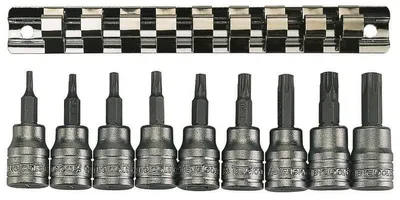 Produktbild von TengTools Steckschlüsselsatz Knarenkasten 102180106 49,5mm Chrom-Vanadium-Stahl