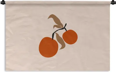 Produktbild von MuchoWow® Wandteppich Wandbehang Sommer - Äpfel - Zweig 60x40 cm Tapisserie Dekoration Wandtuch - Wanddekorationen
