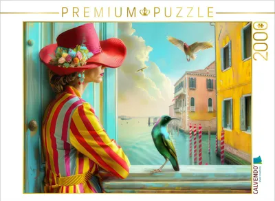 Produktbild von CALVENDO Puzzle Venedig surreal | 2000 Teile Lege-Größe 90x67cm Foto-Puzzle für glückliche Stunden