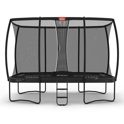 Produktbild von BERG Trampolin rechteckig Ultim Champion Regular 500 Grey / grau + Safety Net DLX XL