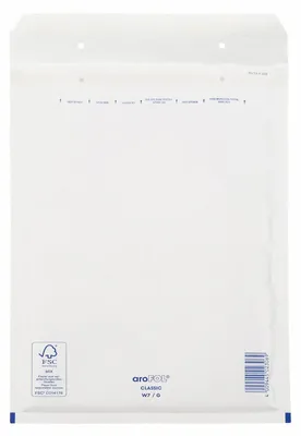 Produktbild von 50x AROFOL CLASSIC Luftpolstertaschen 7/G-17W 230x340mm für C4+ weiß