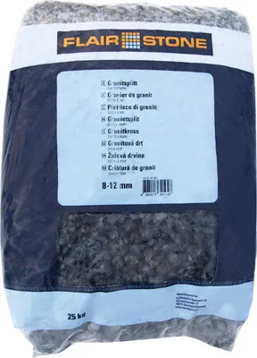 Obrázek produktu pro Kamenná drť granitová Flairstone 8–12 mm sůl a pepř balení 25 kg