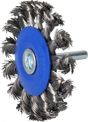 Image de BRILLIANT TOOLS BT103109 Brosse à disque, torsadée, Ø 75 mm avec logement 6 mm