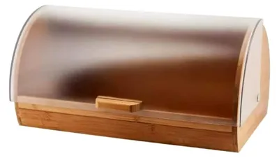 Produktbild von Brotkästen mit Deckel, Brotaufbewahrungsbox, Holz, 39cm x 28cm x 18.5cm