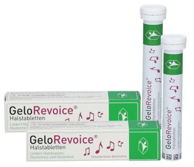 Produktbild von Gelorevoice Halstabletten Holunderbl.-Mentholfrei 20 St