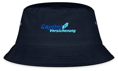 Produktbild von Spreadshirt Stromberg Gesticktes Logo Der Capitol Versicherung Fischerhut, L/XL (Caps), Navy