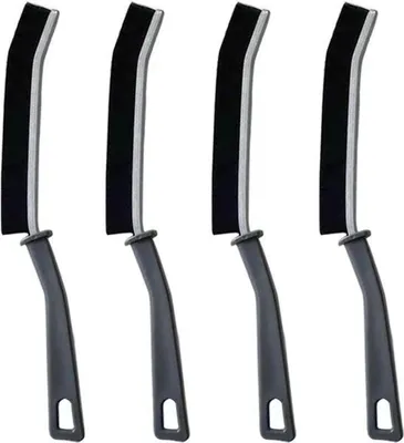 Produktbild von 4 Stück Spaltreinigungsbürste, Fugen Clean, Steckdosenbürste, Fugenreiniger, ideal für Bad, Küche & Haushalt