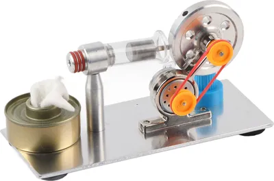 Productafbeelding van Duurzame Stirlingmotor, fysica-wetenschapslaboratorium, lesmateriaal, model, geschikt als cadeau voor kinderen