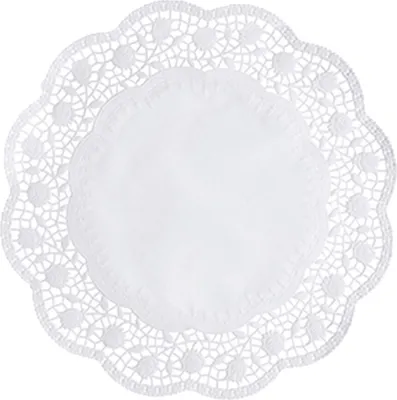 Zdjęcie produktu dla PAPSTAR 18264 PAPSTAR Tortenspitze, rund, Durchmesser: 330 mm, weiß