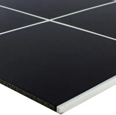 Produktbild von Aluminium Mosaik Fliesen Lenora Selbstklebend Schwarz