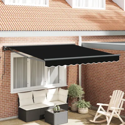 Zdjęcie produktu dla Rama markizy vidaXL, czarna, 350 x 250 cm