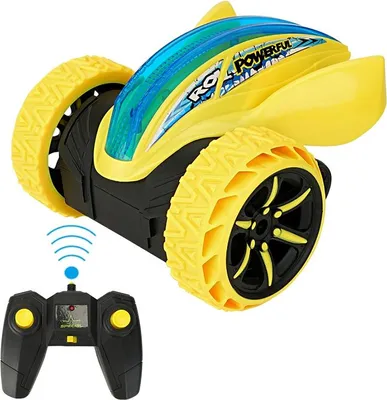 Immagine prodotto di JJR/C Q77 2.4GHz telecomando stunt car giocattolo (giallo)