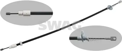 Produktbild von SWAG Handbremsseil Seilzug Feststellbremse passend für MERCEDES-BENZ C-Klasse Limousine (W204) Hinten Links Hinten Rechts 10 93 4905