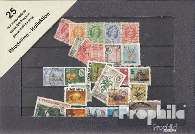 Produktbild von Briefmarken Rhodesien 25 verschiedene Rhodesien Marken