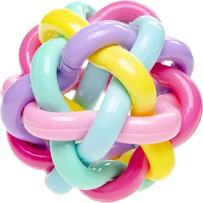 Produktbild von Lockiger Flummi Ball im Display - ca. 6,5 cm