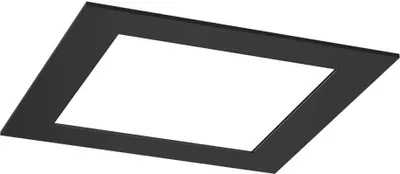 Obrázek produktu pro Černé čtvercové zapuštěné svítidlo do koupelny s teplým světlem, LED 10 W, TOTTORI 8059 Shilo