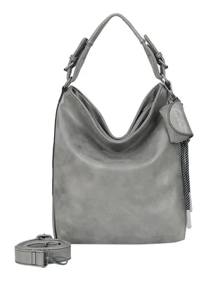 Image de Fritzi aus Preußen sac à épaule Bitzi01 Jive Hobo Bag Metallic Shell taupe
