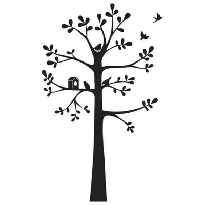 Immagine prodotto di Albero in vinile (150 x 90 cm)