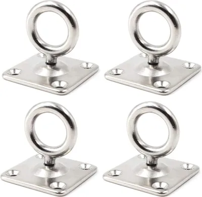 Produktbild von Drehbare Haken 304 Edelstahl Deckenhaken für Yoga-Schaukeln Hängematten (4 Stück)