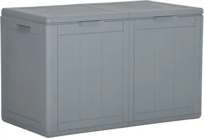 Obrázek produktu pro The Living Store Zahradní úložný box 180 L Grey PP Rattan