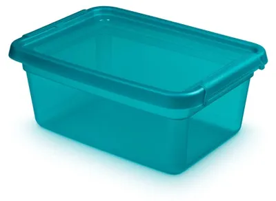 Produktbild von Orplast e robuste aufbewahrungsbox - basestore - Blau - Stapelbar | Sachtelbar | Mit Deckel