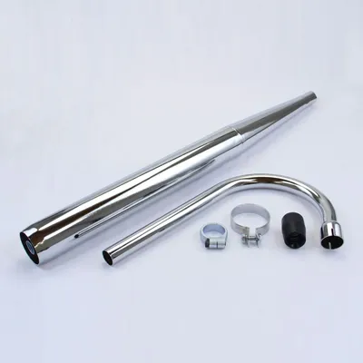 Produktbild von Auspuff + Krümmer SET für Zündapp C50 Sport 529-010 / GTS 50 529-020 022 023 024 050 052 / KS 50 529-051 053 055