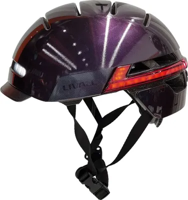 Produktbild von Bluetooth city helmet 54-58cm LED/SOS/Intercom purple