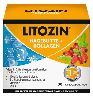 Obrázek produktu pro LITOZIN Šípek + kolagen Láhev na pití, 30 ml roztoku