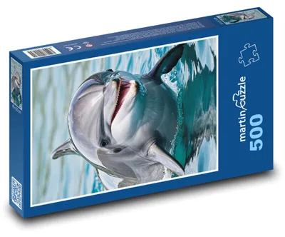 Zdjęcie produktu dla Puzzle 500 Delfin w morzu - martinpuzzle