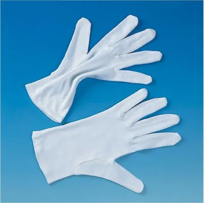 Produktbild von 1 Paar Baumwollhandschuhe , Handschuhe 100 % Baumwolle, antiallergen, Größe L