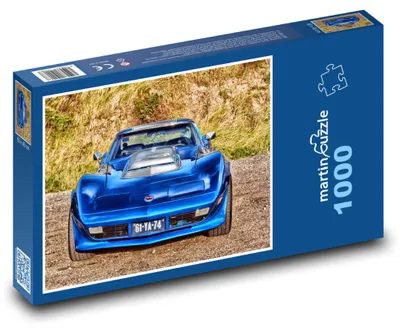 Obrázok produktu pre Puzzle 1000 Modré športové auto - martinpuzzle