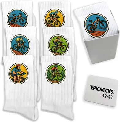 Produktbild von epicsocks Fahrradabenteuer Socken in 42-46 im