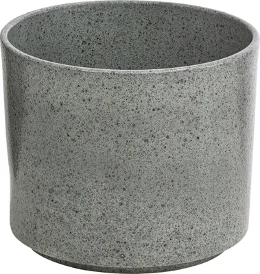Produktbild von Dehner Übertopf Blanca, Ø 27 cm, Höhe 25 cm, Keramik, grau