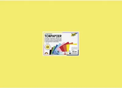 Produktbild von Folia Paper – Zeichenpapier Folia 50 x 70 cm, 130 Gramm, Packung mit 100 Blatt, 10 Farben