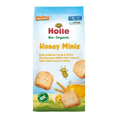 Immagine prodotto di Biscotti biologici per bambini - Minis al miele e burro 100g