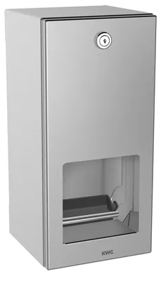Obrázek produktu pro KWC AR WC držák s dvojitou rolí, RODAN, nerezová ocel, 144x301x138 mm, povrchová montáž