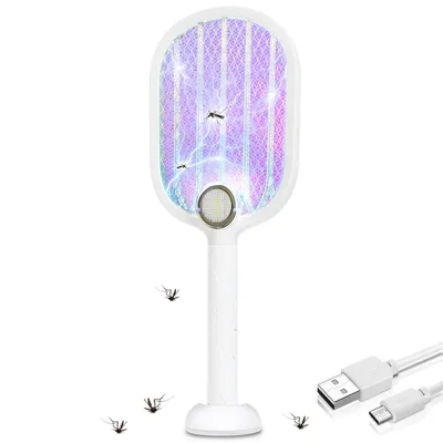 Obrázok produktu pre Jiubiaz 2v1 Elektrická plácačka na muchy Mosquito Zapper Insect Killer Mosquites Office