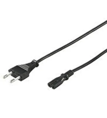 Produktbild von Netzkabel Polybag Eurostecker>Doppelbuchse
